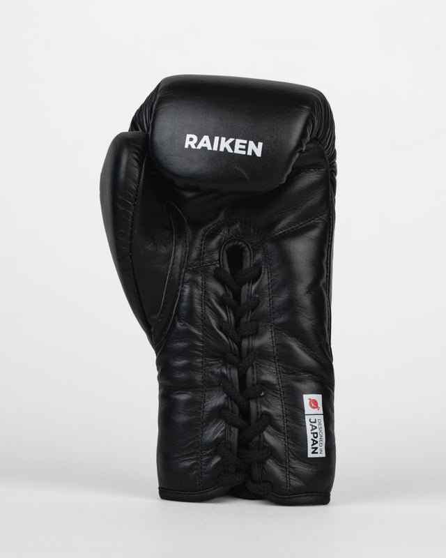 Raiken Boxningshandskar Med Snörslutsning KIBA – Svart