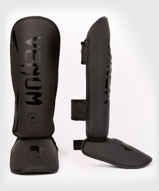 Protège-tibias Venum Challenger Kickboxing Enfant – Noir
