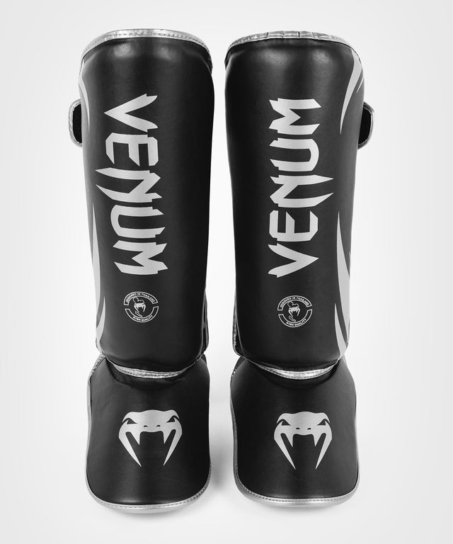 Venum Schienbeinschoner Kickboxen Challenger – Schwarz/Silber