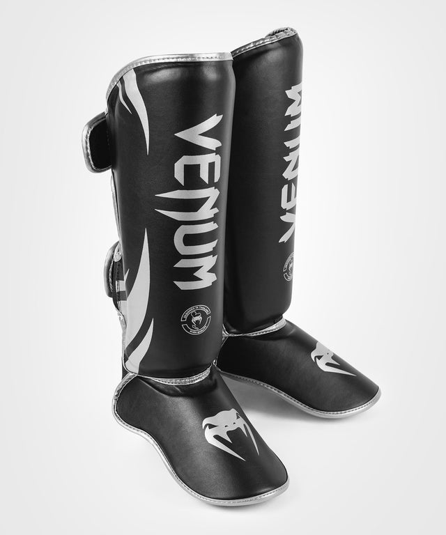 Venum Schienbeinschoner Kickboxen Challenger – Schwarz/Silber