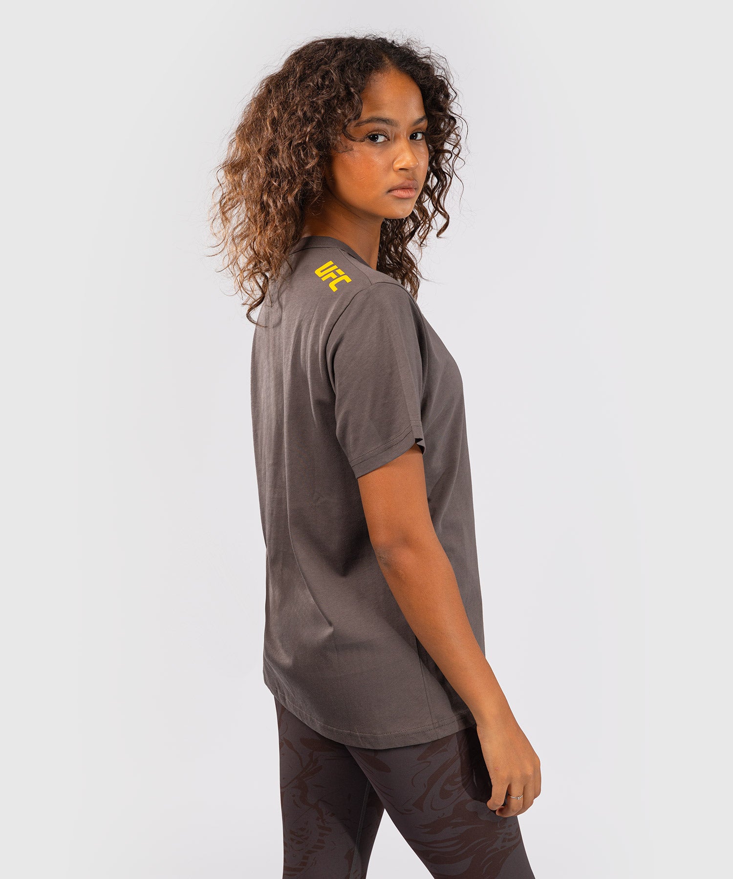 Venum UFC T-Shirt Mulher Fusion Fight Week – Castanho