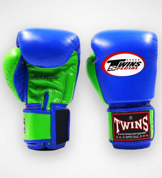 Guantoni da boxe Twins BGVL3 Air – Blu/Verde