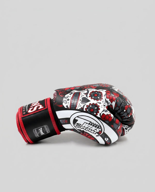 Twins Bokshandschoenen FBGVL3 Skull - Zwart/Rood/Wit