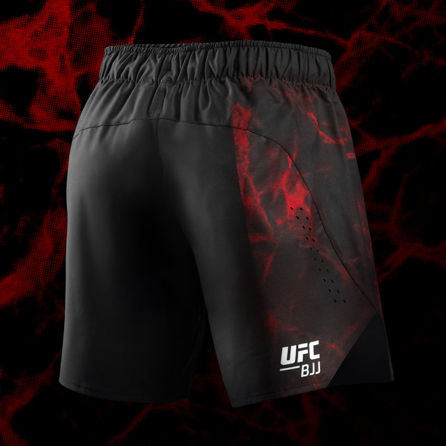 Pantalones de grappling BJJ Hayabusa x UFC – Negro/Rojo