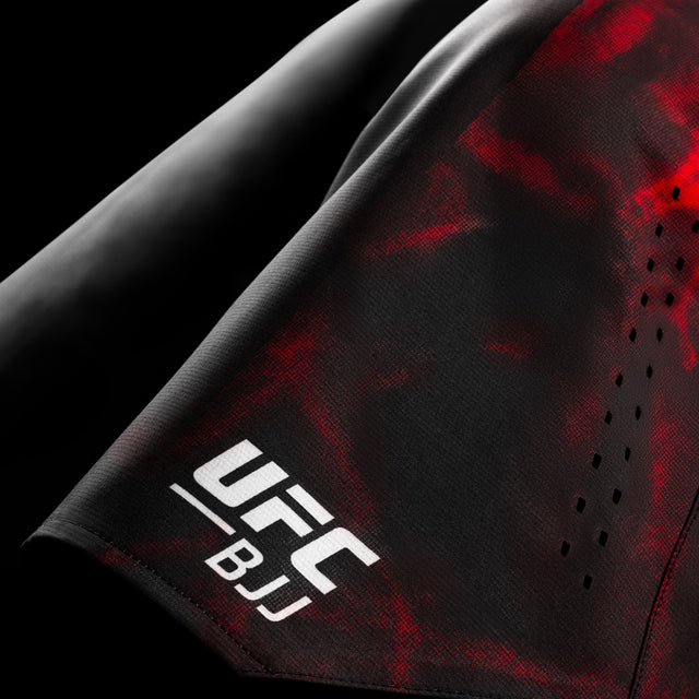 Pantalones de grappling BJJ Hayabusa x UFC – Negro/Rojo
