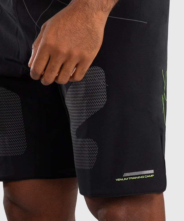 Pantalones de MMA Venum Training Camp 4.0 – Negro/Verde neón