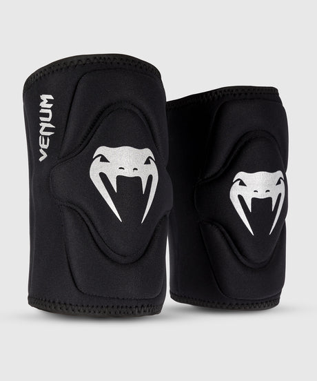 Venum Kontact Knieschoner – Schwarz/Silber
