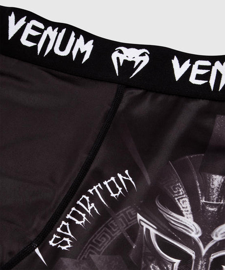 Kompresní kraťasy Venum Gladiator 3.0 – Černé/Šedé/Bílé