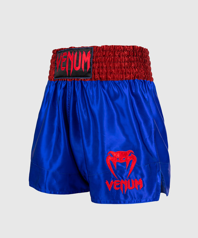 Venum Classic Kickboxing Shorts - Navy Blue/Red
