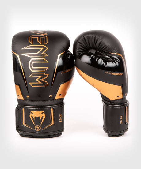Luvas de boxe Venum Elite Evo – Preto/Bronze