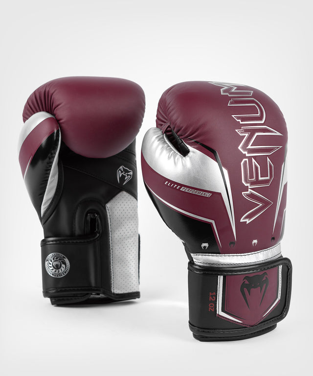 Luvas de boxe Venum Elite Evo – Vermelho/Prata