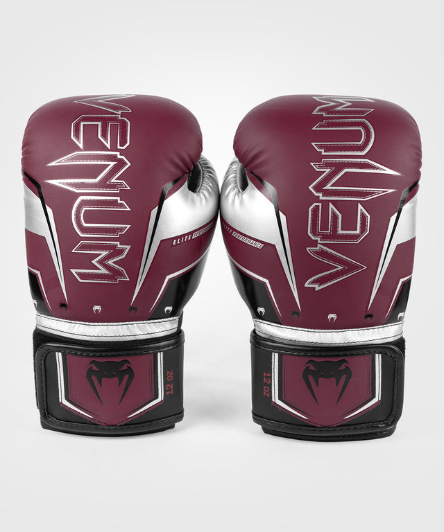 Luvas de boxe Venum Elite Evo – Vermelho/Prata