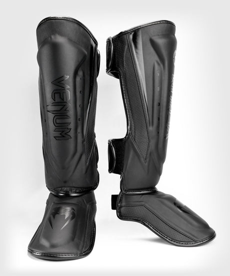 Venum Schienbeinschoner Kickboks Elite Evo – Schwarz/Schwarz