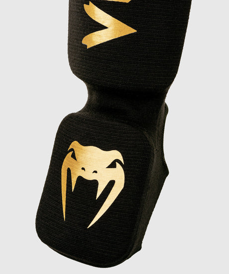 Venum Schienbeinschoner Kickboxen Kontact – Schwarz/Gold