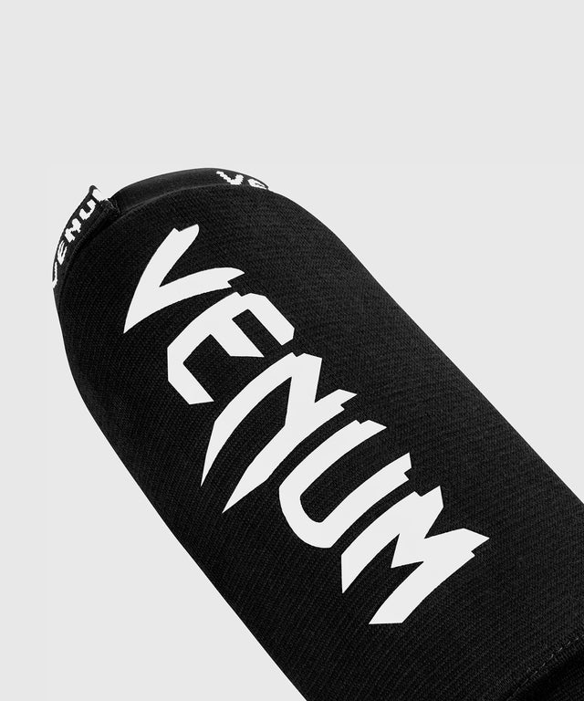 Venum Kontact Shin guards without foot – Black/White