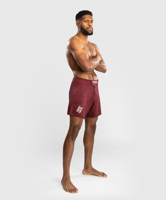 Pantaloni scurți MMA Venum x Ares – Bordeaux Roșu