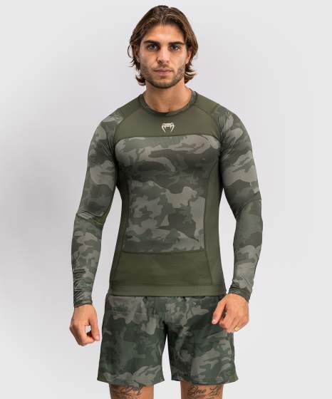 Venum Rashguard Lange Mouwen G-Fit Air - Army Camo