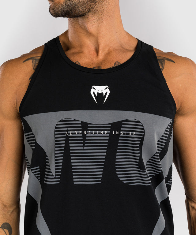 Venum Tank Top Adrenaline – Sort/Sølv Grå