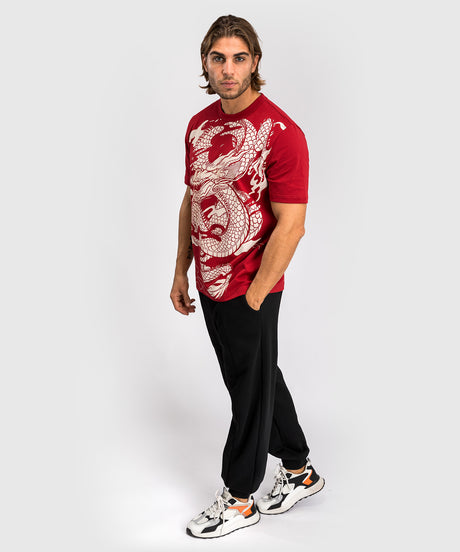 Venum T-shirt Dragon's Flight - Red/Cream White