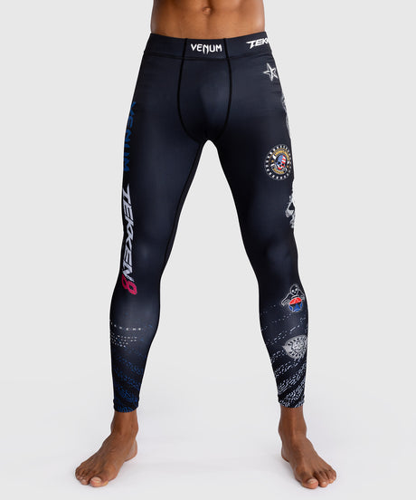 Venum x TEKKEN 8 Spats - Paul Phoenix - Nero/Blu
