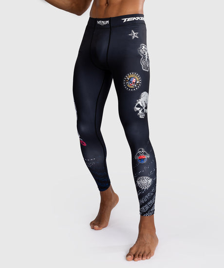 Venum x TEKKEN 8 Spats - Paul Phoenix - Nero/Blu