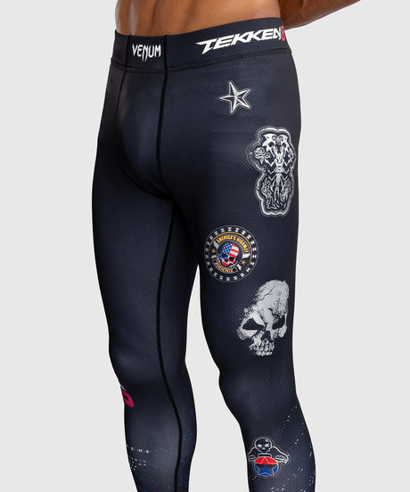 Venum x TEKKEN 8 Spats - Paul Phoenix - Nero/Blu