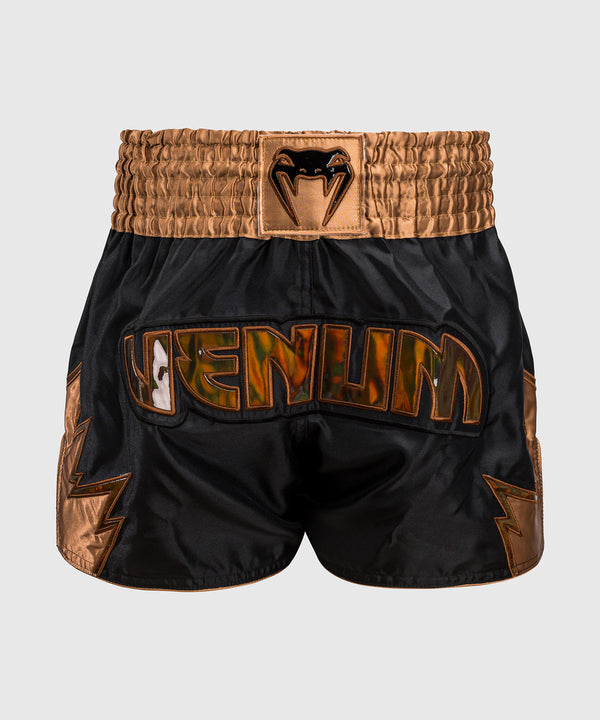 Calções de kickboxing Venum Inferno – Preto/Bronze