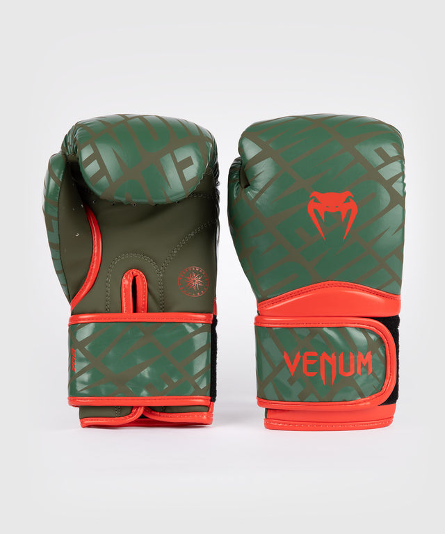 Gants de boxe Venum Contender 1.5 XT Enfant – Vert militaire/Orange