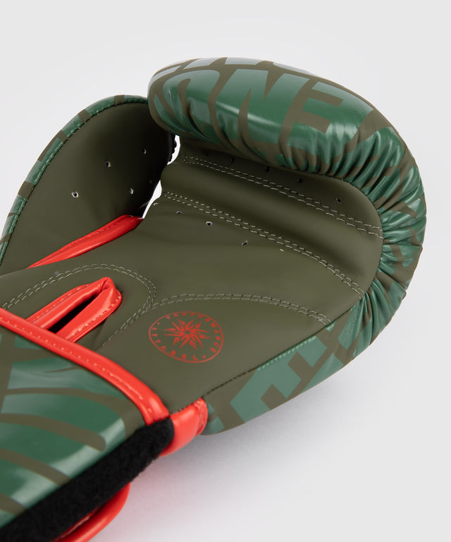 Gants de boxe Venum Contender 1.5 XT Enfant – Vert militaire/Orange