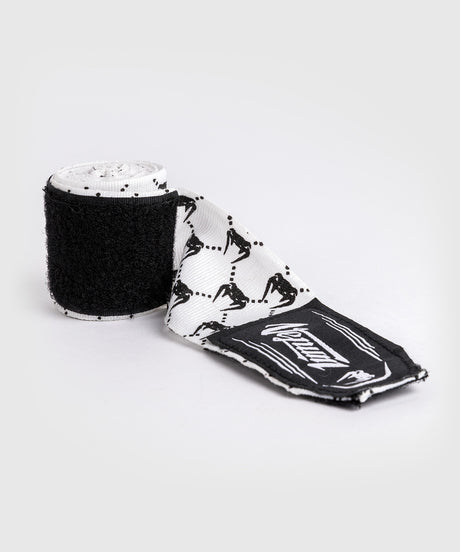 Venum Bandagen Monogram – Weiß/Schwarz