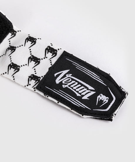 Venum Bandagen Monogram – Weiß/Schwarz
