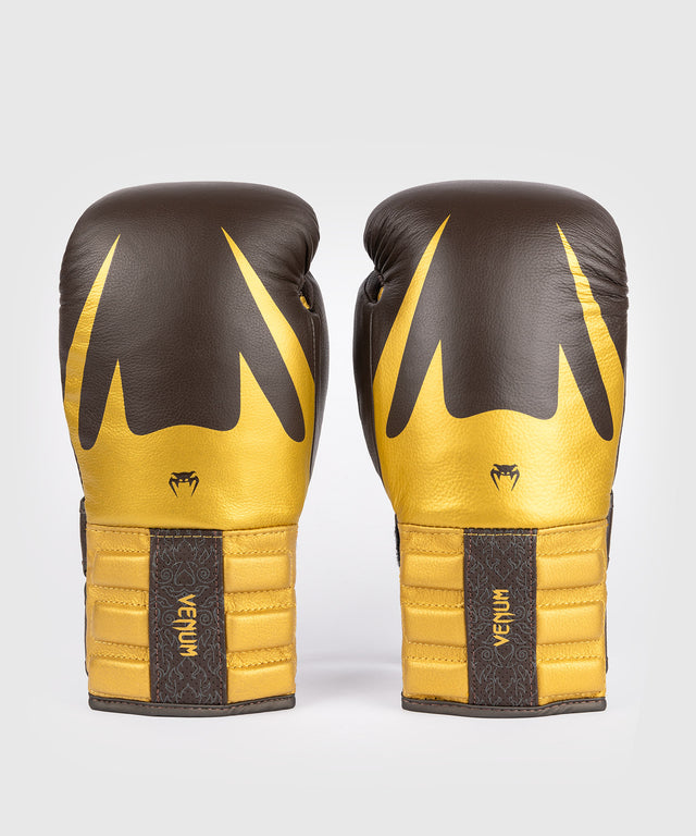 Venum Boxhandschuhe Reverso – Dunkelbraun/Gold
