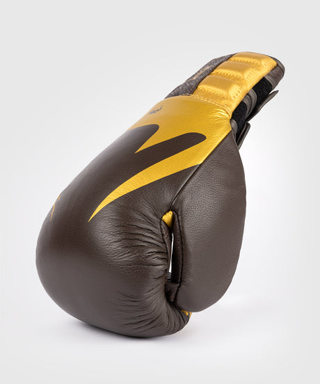 Luvas de boxe Venum Reverso – Castanho-escuro/Ouro