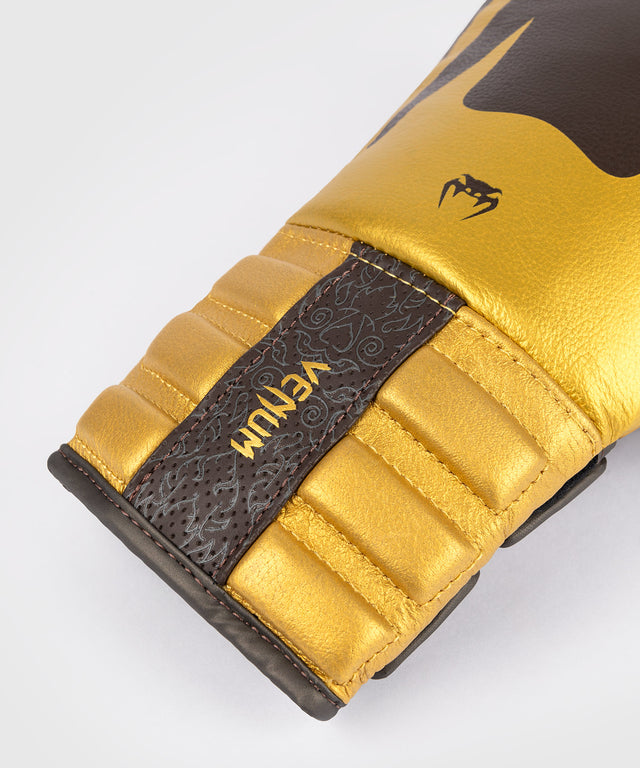 Venum Boxhandschuhe Reverso – Dunkelbraun/Gold