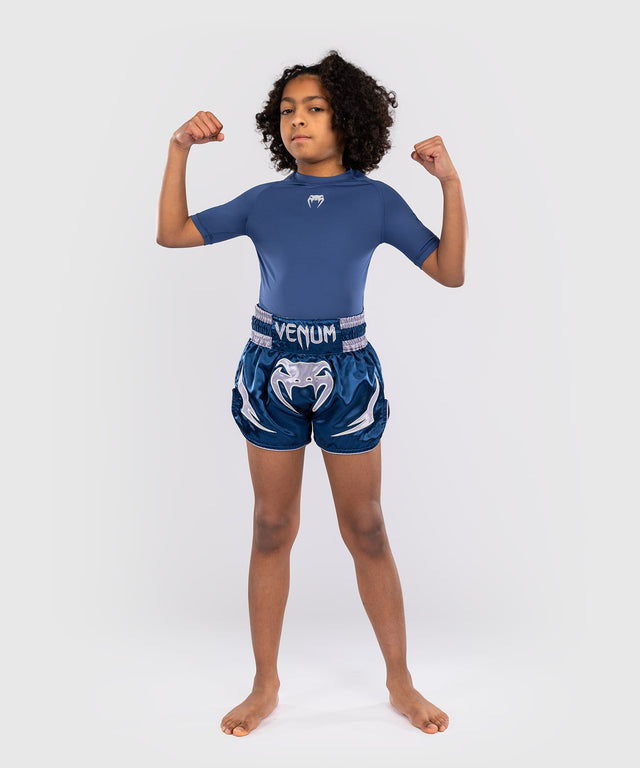 Venum Muay Thai-shorts Inferno Barn – Blå