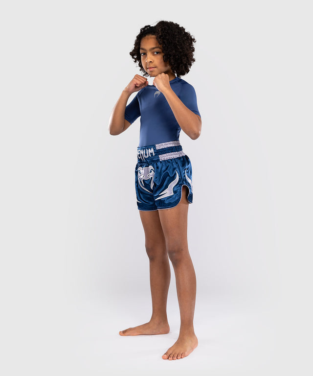 Venum Muay Thai-shorts Inferno Barn – Blå
