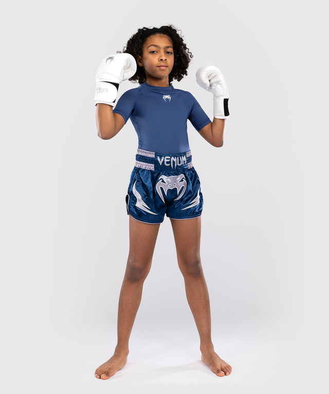 Venum Muay Thai-shorts Inferno Barn – Blå
