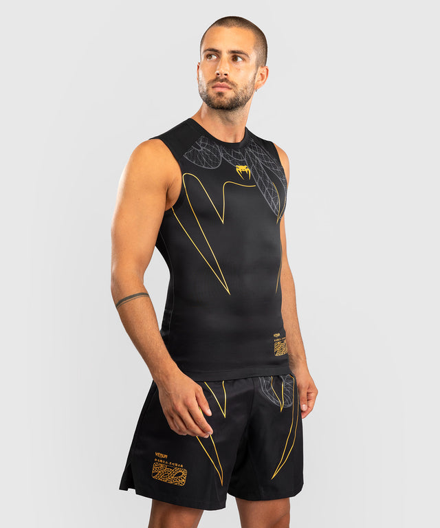 Rashguard bez rukávů Venum Serpenti – Černý