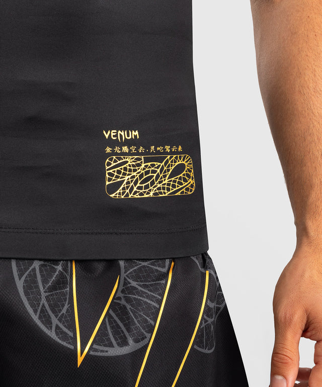 Rashguard bez rukávů Venum Serpenti – Černý