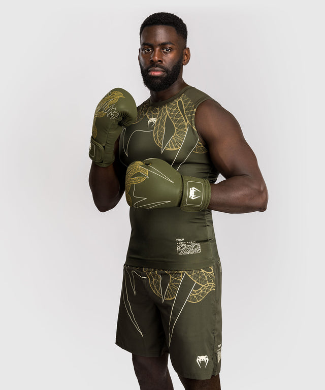 Venum Rashguard Sleeveless Serpenti – Khaki Grøn