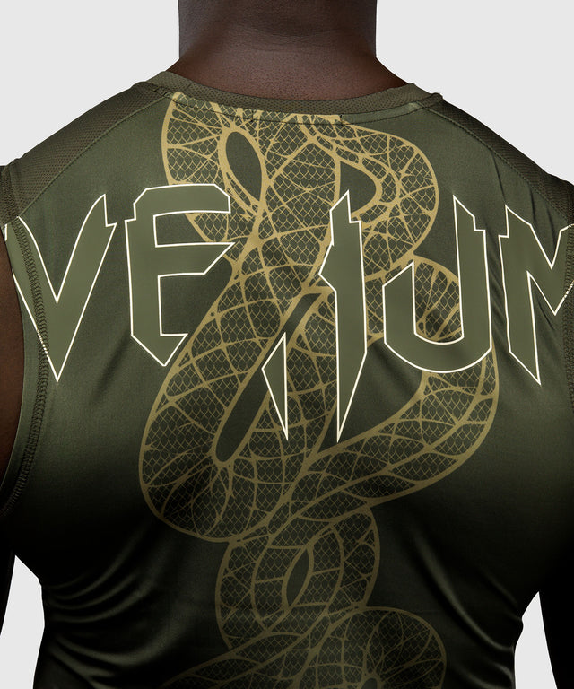 Venum Rashguard Sleeveless Serpenti – Khaki Grøn