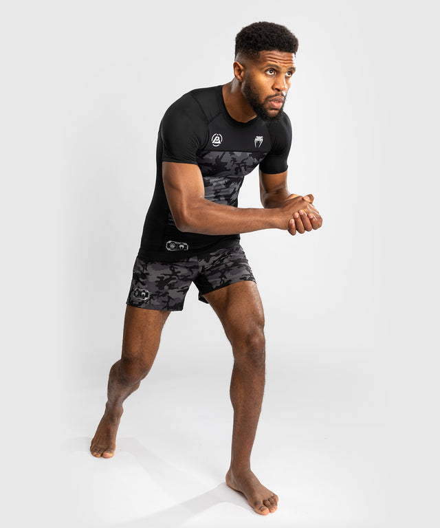 Venum x Polaris Rashguard - Korte ærmer - Sort/Grå