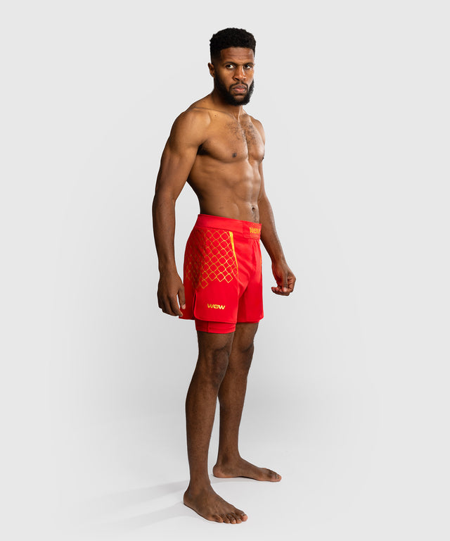 Pantaloncini MMA Venum x WOW FC – Rosso Fiamma