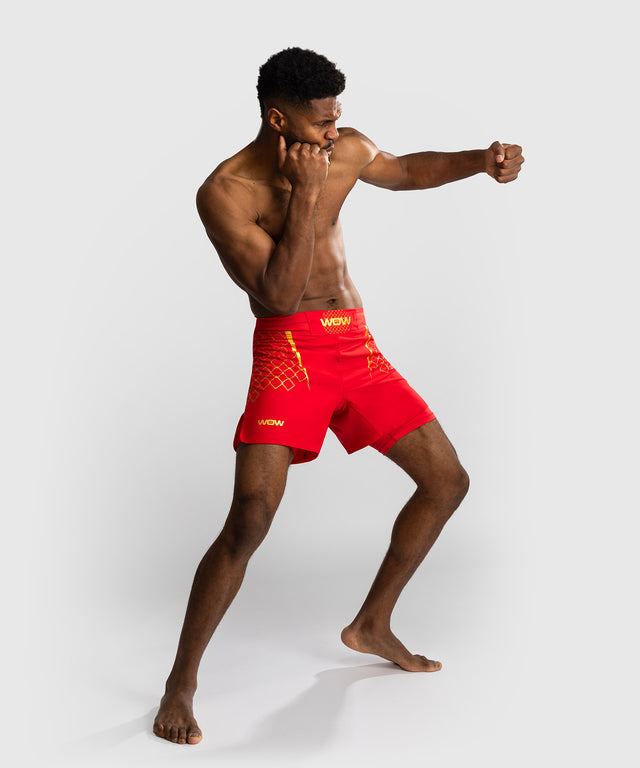 Pantaloncini MMA Venum x WOW FC – Rosso Fiamma