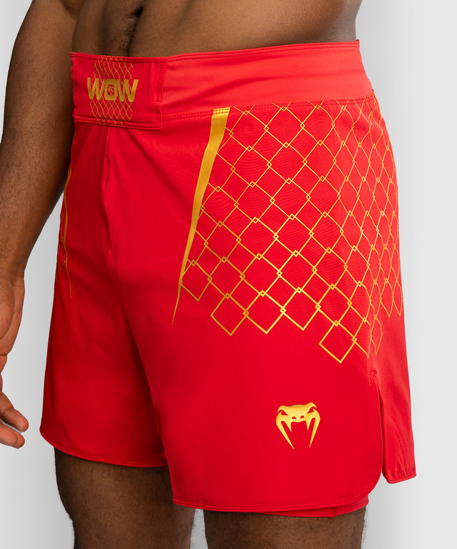 Pantaloncini MMA Venum x WOW FC – Rosso Fiamma