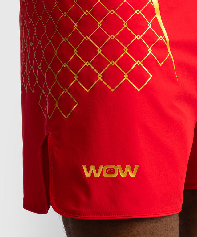 Pantaloncini MMA Venum x WOW FC – Rosso Fiamma