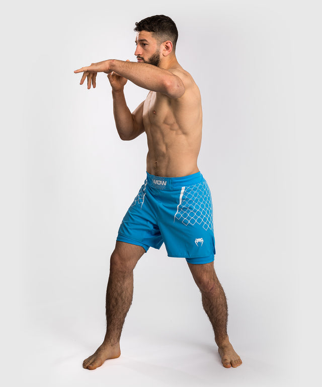 Pantaloncini MMA Venum x WOW FC – Blu Pacifico