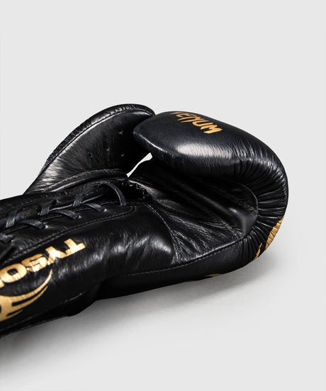 Venum x Mike Tyson Boxing gloves Giant 2.0 Pro Lace-up - Black/Gold