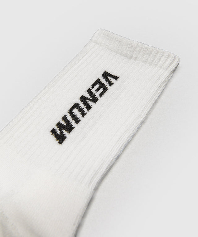 Venum Essential Crew Șosete – Alb – Set de 3