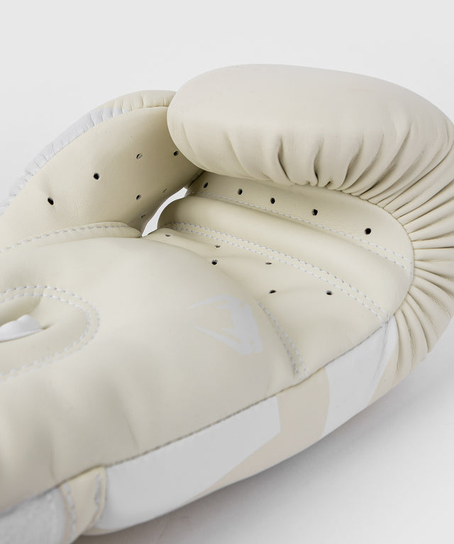 Venum Elite Boxhandschuhe – Weiß/Weiß